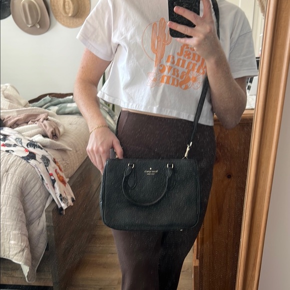 Kate Spade Black Leather Handbag - Picture 6 of 6